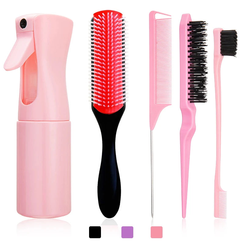 Set démêlage boucles — 5 brosses