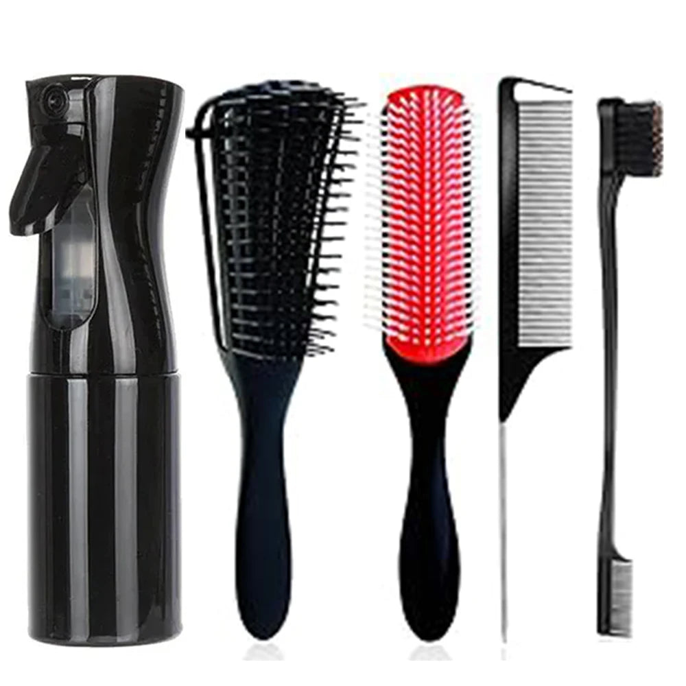 Set démêlage boucles — 5 brosses