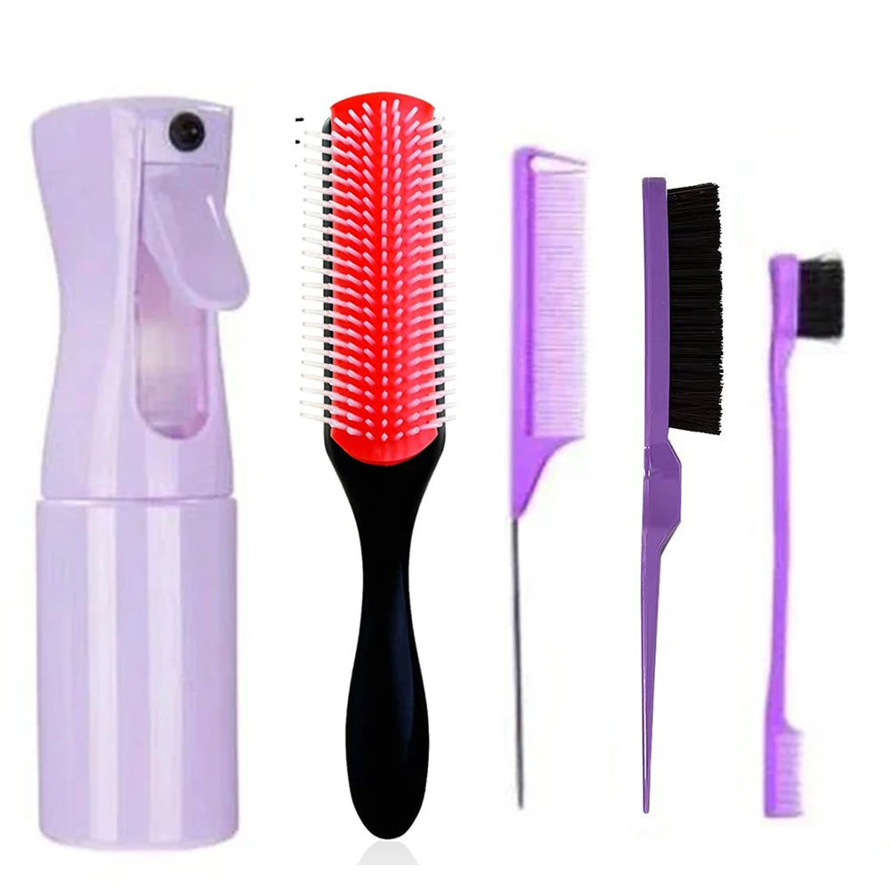 Set démêlage boucles — 5 brosses