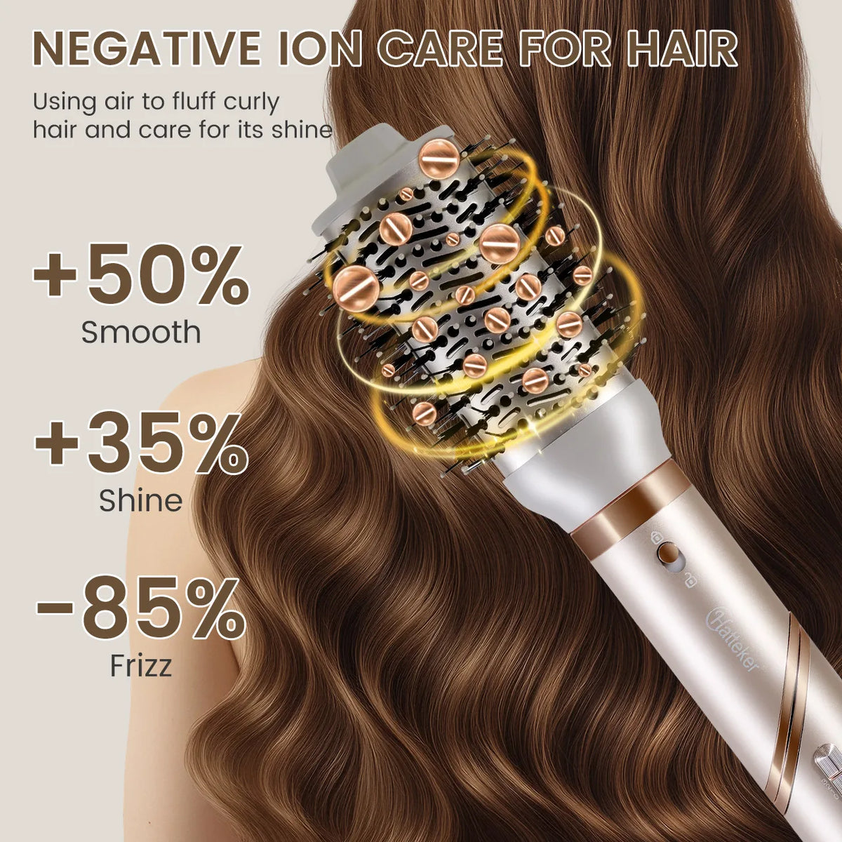 Sèche-Cheveux Pliable Hatteker - Léger, Ionique, Idéal Voyage