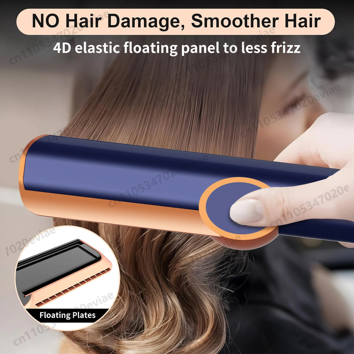 Lisseur Cheveux Ionique 2 en 1 - Chauffe Rapide 15 Secondes