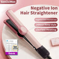 Lisseur Cheveux Ionique 2 en 1 - Chauffe Rapide 15 Secondes